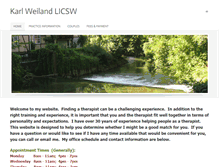 Tablet Screenshot of karlweiland.net